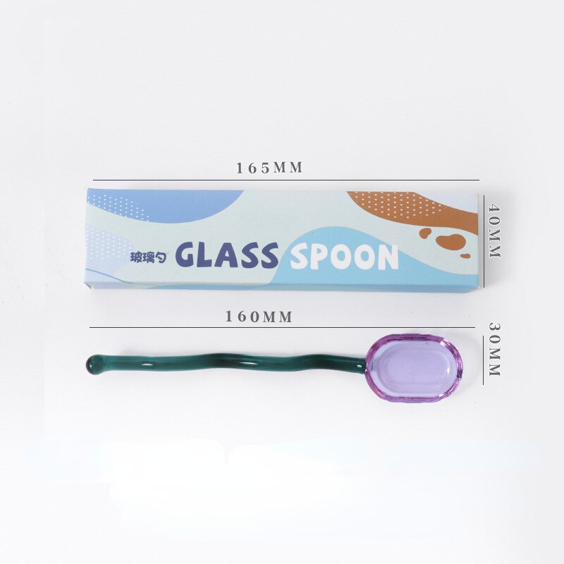 Funky Translucent Dessert Spoon Collection