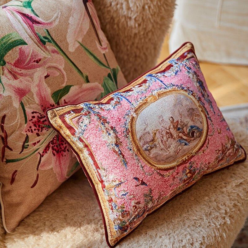 Southwestern Frida Peony Lilly Floral Summer Pillow Cover Collection