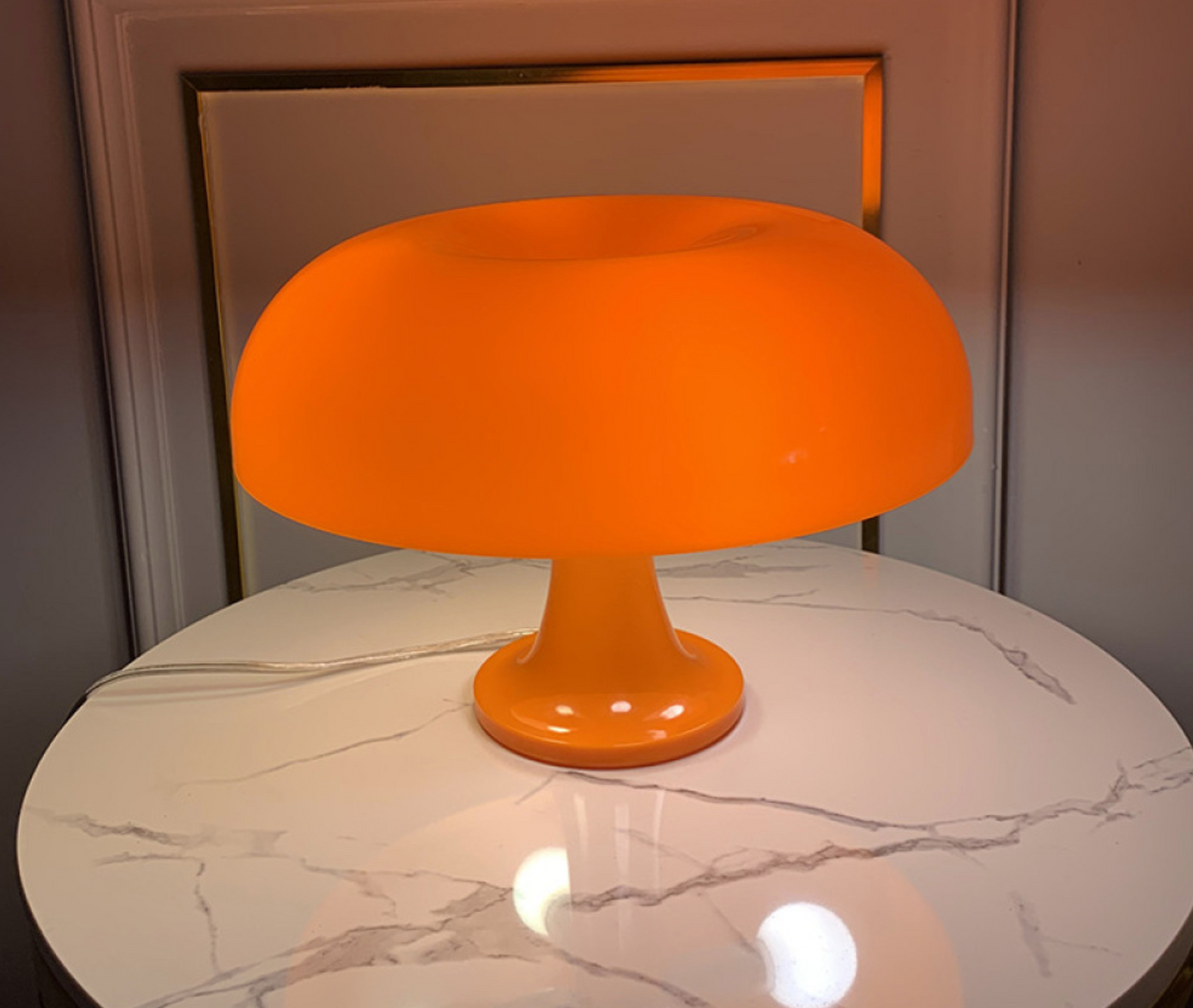 Lampe Vintage Design Italien Orange – Collection Vintage Shop