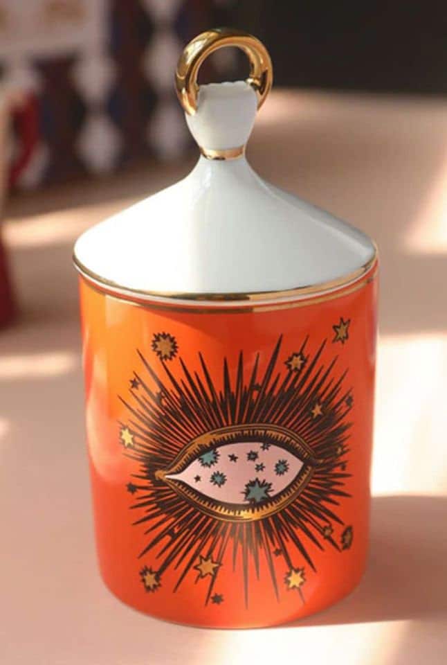 All Seeing Eye Modern Ceramic Tea Holder Decorative Box