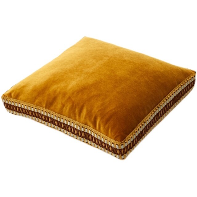 Luxury Italian Velvet Vintage Inspired Patio Seat Cushions with Inserts